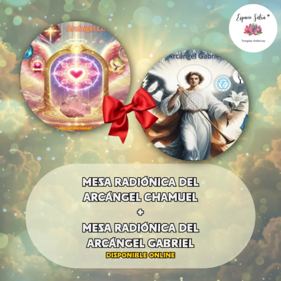 MESA RADIÓNICA DEL ARCÁNGEL CHAMUEL + MESA RADIÓNICA DEL ARCÁNGEL GABRIEL