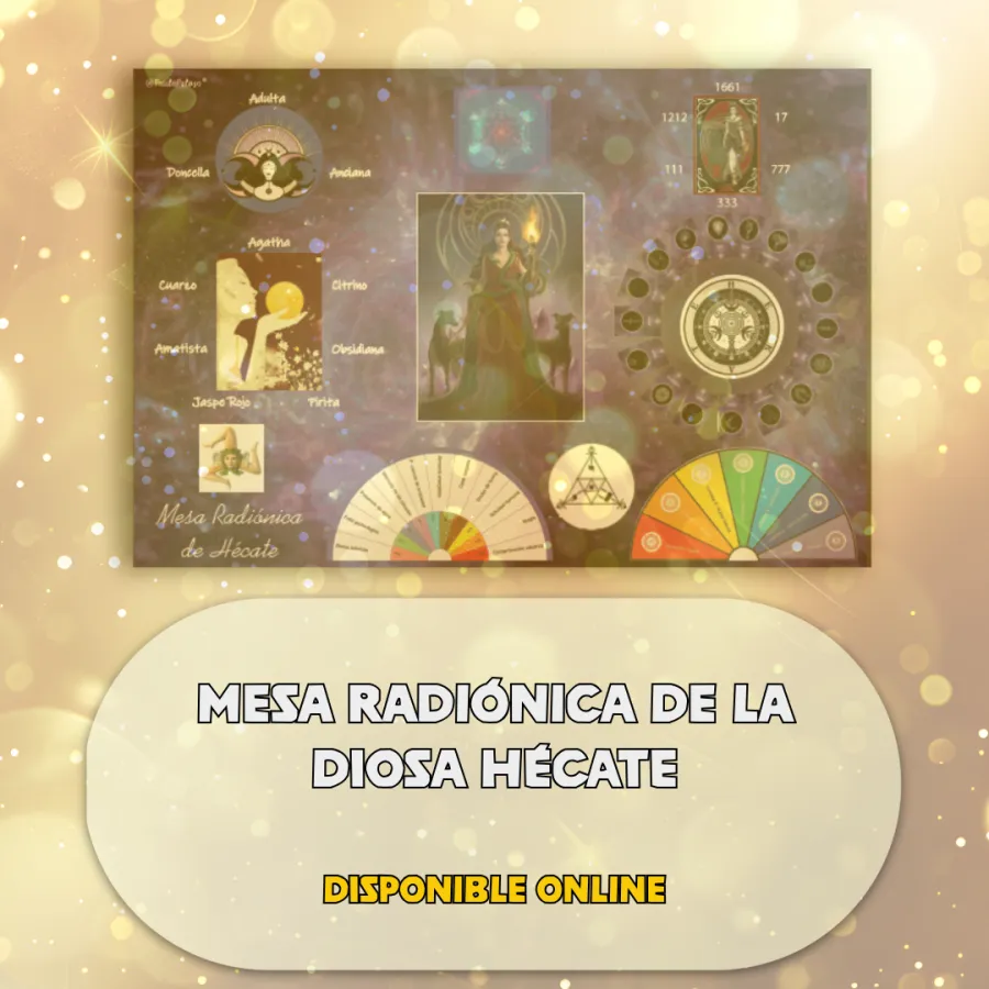 MESA RADIÓNICA DE LA DIOSA HÉCATE