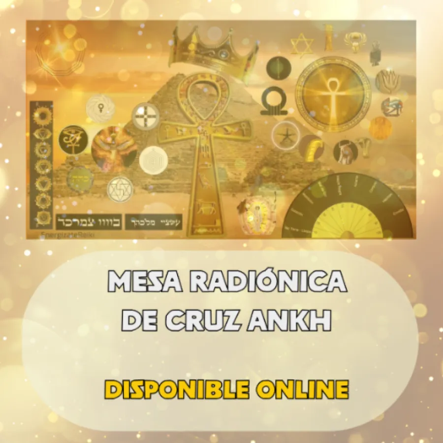 MESA RADIÓNICA DE CRUZ ANKH