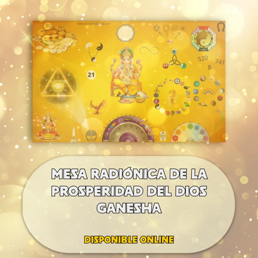 MESA RADIÓNICA DE LA PROSPERIDAD DEL DIOS GANESHA