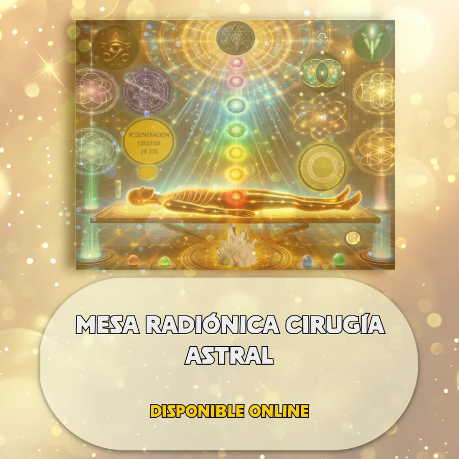 MESA RADIÓNICA CIRUGÍA ASTRAL