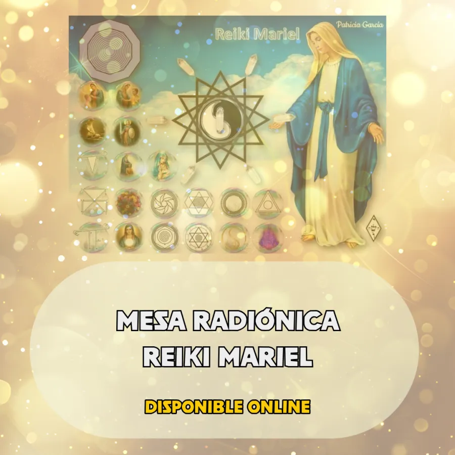 MESA RADIÓNICA REIKI MARIEL