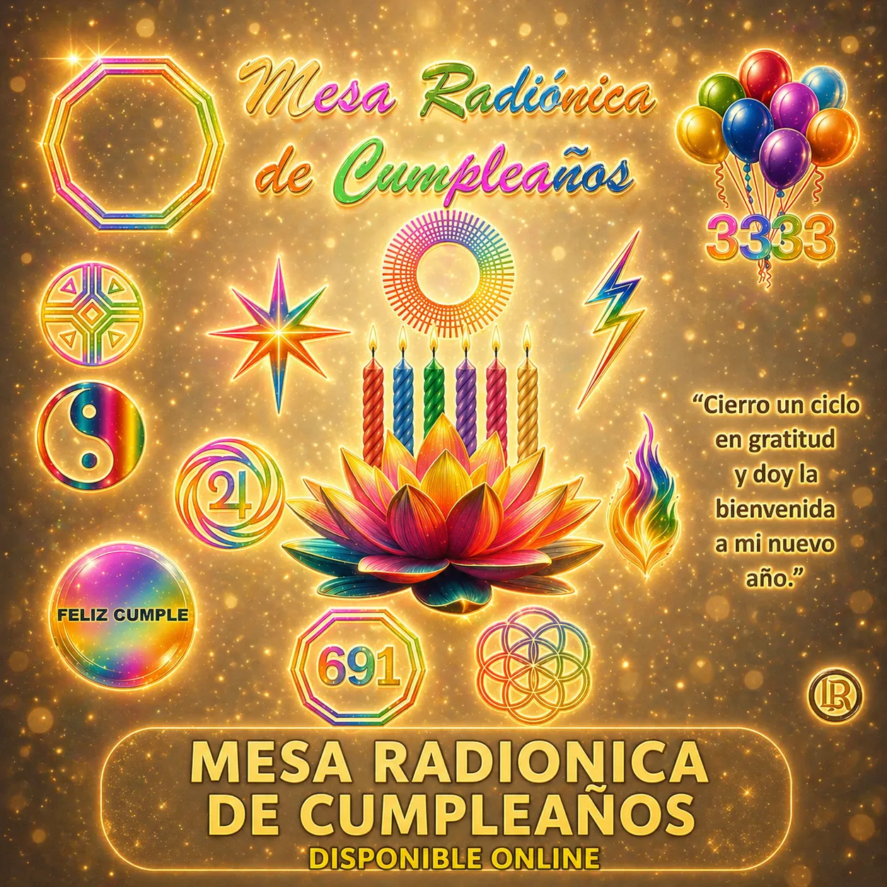 MESA RADIONICA DE CUMPLEAÑOS