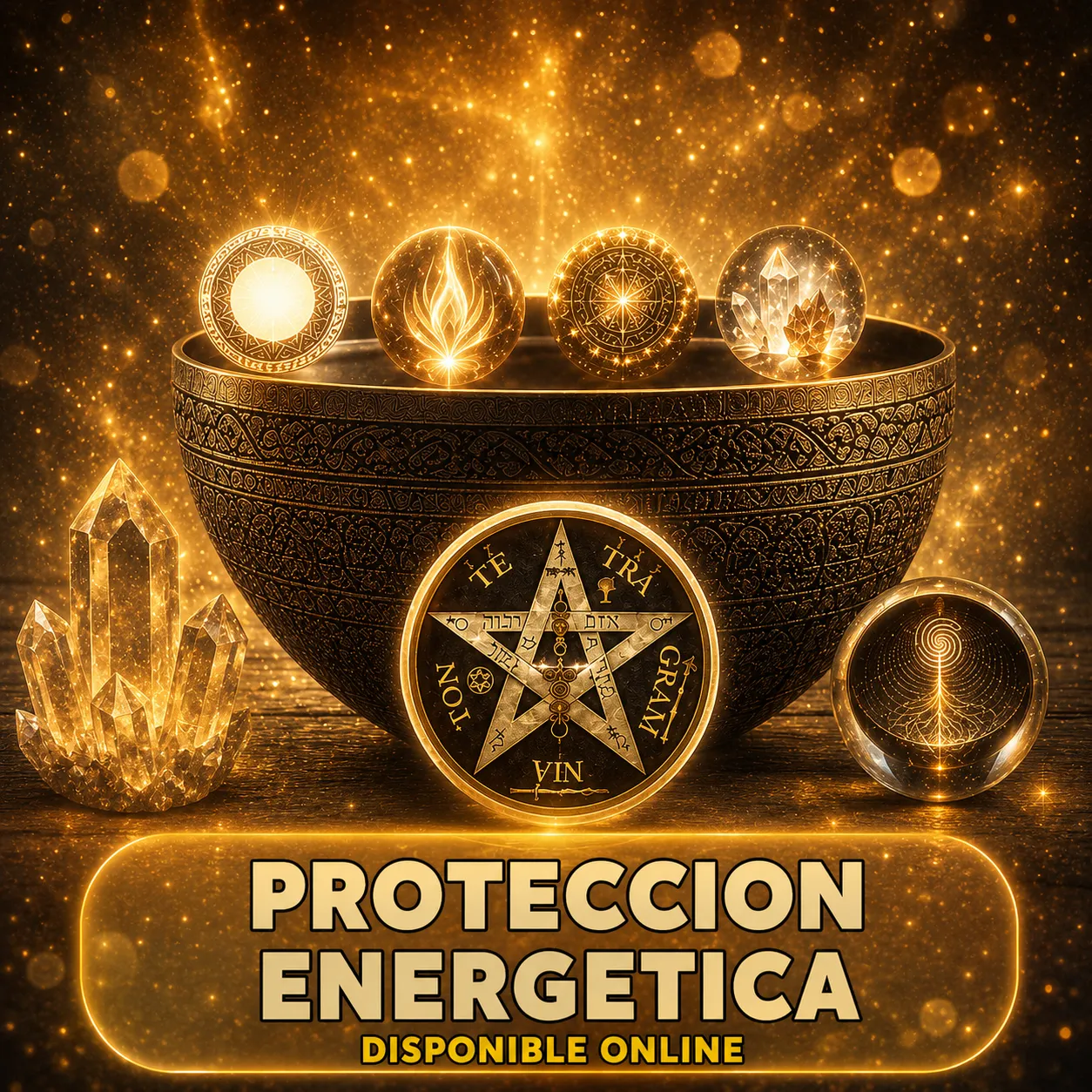 PROTECCION ENERGETICA- INCLUYE 2 MESAS RADIÓNICAS 