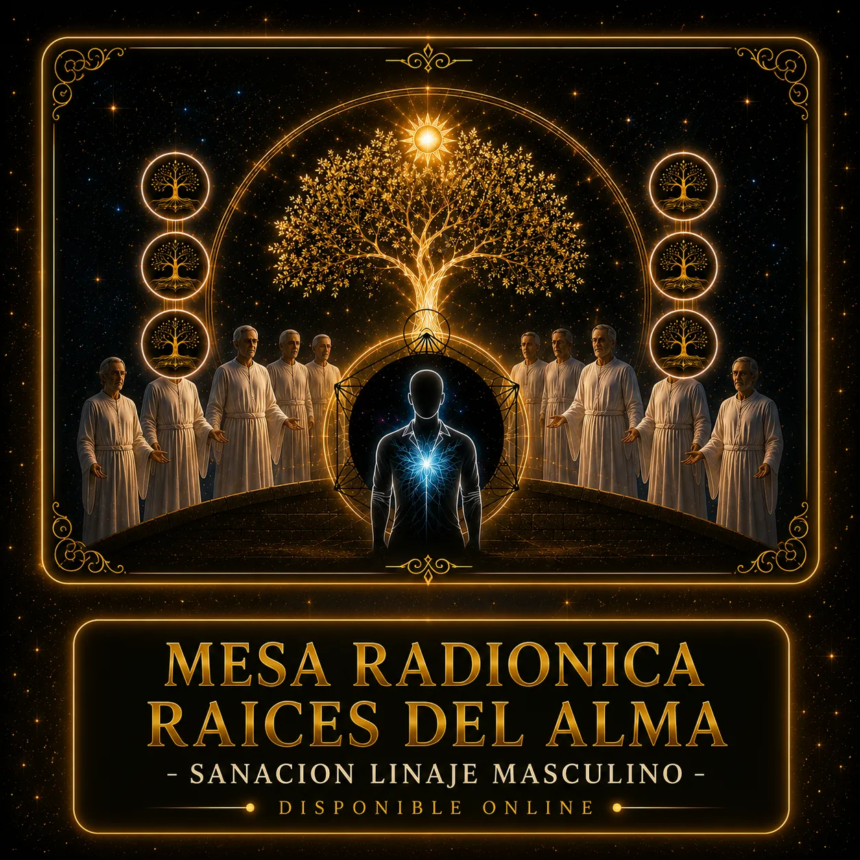 MESA RADIONICA RAICES DEL ALMA LINAJE MASCULINO