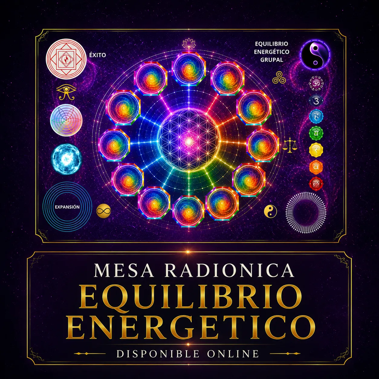 MESA RADIONICA GRUPAL EQUILIBRIO ENERGETICO