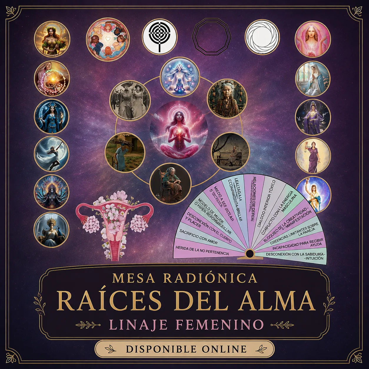 MESA RADIONICA RAICES DEL ALMA LINAJE FEMENINO