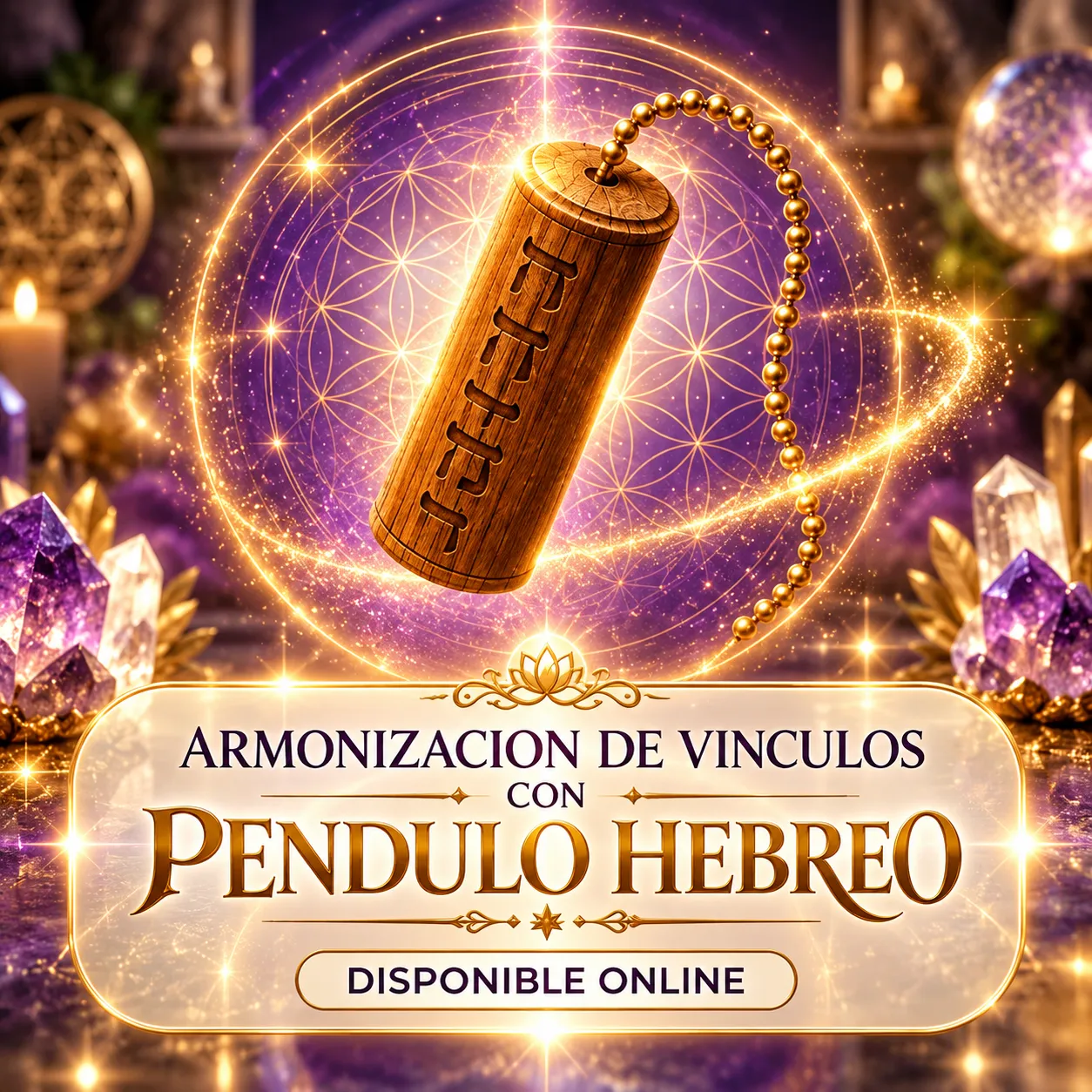 ARMONIZACION DE VINCULOS CON PENDULO HEBREO