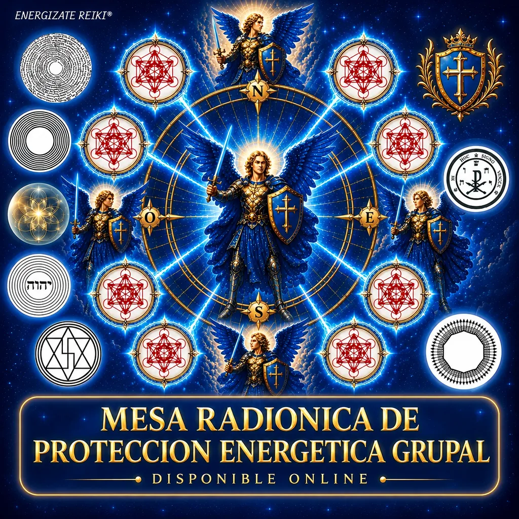 MESA RADIONICA DE LIMPIEZA Y PROTECCION ENERGETICA GRUPAL