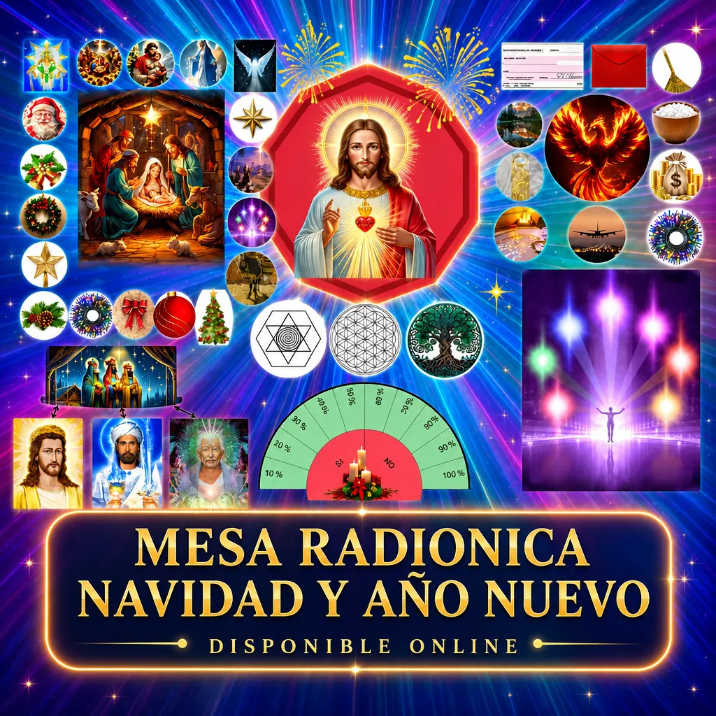 MESA RADIÓNICA NAVIDAD Y AÑO NUEVO